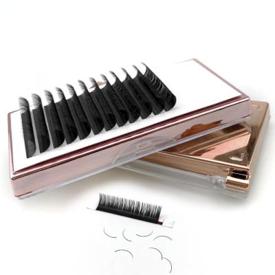 China Natural Super Soft Eyelash Extension Material Premium Lash Classic Mink Silk Eyelash Extensions for sale