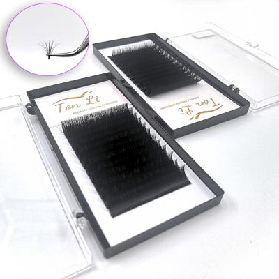 China Volume Fans Private Label Easily Easy To Fan Custom Fast Blooming Eyelash Extension Fan Eyelash Extension Packaging for sale