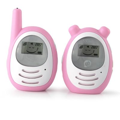 China Built-in Siren 2.4Ghz Radio Kids Mini Walkie Talkie Digital Baby Monitor Audio Radio Nanny Baby Phone Monitor for sale