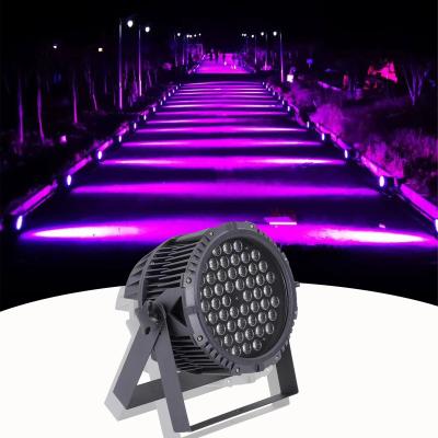 China Easy Installation Factory direct 54pcs3W DMX hybrid rainbow rgbw LED stage effect lighting waterproof par light for sale