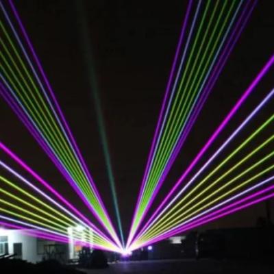 China High Brightness IP67 Waterproof 40W 50W 60W Landscape Outdoor Full Color rgb Laser Projector Show Landscape Advertising Lazer Lighting for sale