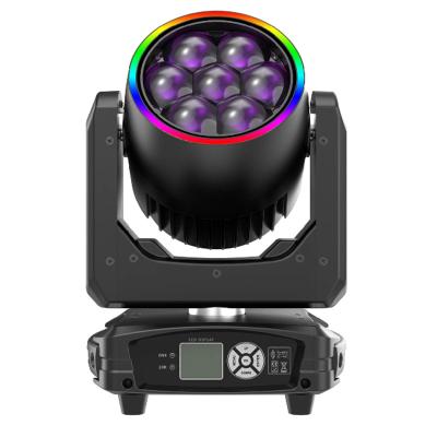 China Easy Installation 7X40W Dmx Led Zoom Wash 4in1 Rgbw Bee Eye Zoom Moving Head Wash Beam Light for Bar Disco Stage for sale