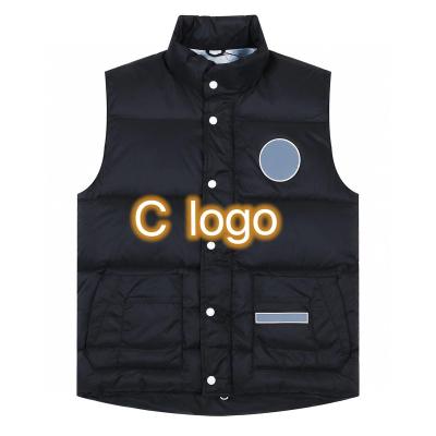 China 2022 New Product Breathable Wholesale C Brand All Kinds of Famous Brands 100% Cotton Men's and Women's Winter Vests Down Vest Jacket for sale