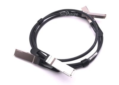 China Qsfp+ Direct Attach Passive Copper Cable Assembly 3m Length 40 Gigabit Ethernet for sale