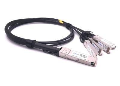 China El OEM 100g Qsfp28 Dac a 4 10g Sfp+ dirige el cable de cobre pasivo de la fijación en venta