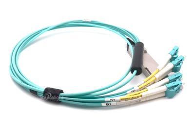 China 10.3G/CH Qsfp+ Direct Attach Cable 40G QSFP+ TO 8LC TUV / UL Certification for sale