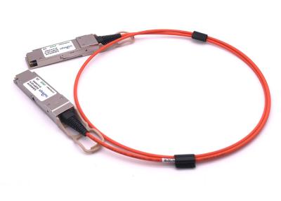 중국 40gbase Aoc Qsfp+는 부착물 케이블 3 미터/40g Aoc 활동적인 광케이블 Om3 섬유를 지시합니다 판매용