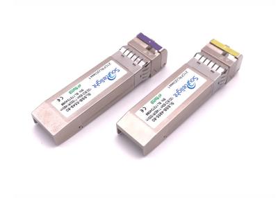 China DDM Optical SFP+ Optical Transceiver 10g Sfp+ Bidi 1490/1550nm 80km for sale