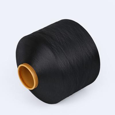 China AA Sustainable Grade Recycled Yarn Dty Pet Bottle Recycled Yarn For Woven Label for sale