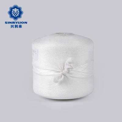 China Wholesale DTY Sustainable Semi Dull Denier Polyester 150 100 White Twist Yarn On Dye Tube for sale