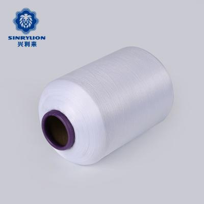 China AA Grade Polyester Durable Dty Full Yarn Matt Polyester Dty Yarn For Woven Label for sale