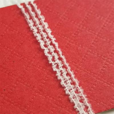 China Small Feather Yarn HXL0006 Dyed White Color Small Short Feather Nylon Chenille 18NM Fancy Yarn For Sweater Scarf Knitting Patterns for sale