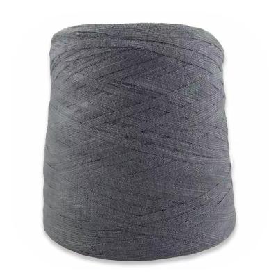 China Factory 3.4NM 58%A 42%N Fancy Acrylic Tube Colors 3.4NM Pattern Decorative Tape Gray Dyed Fancy Yarn For Sweater for sale