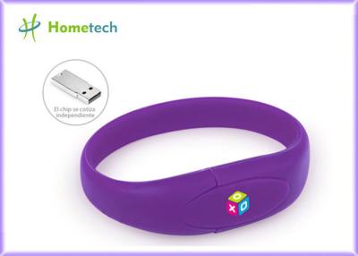 China Wrist Band Pen Drive Promotion Wristband Usb Flash Drive Custom Logo Print for sale