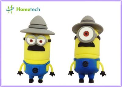 China Despicable Me Rubber USB Flash Drive 2gb 4gb 8gb , Minion USB 2.0 Flash Drive for sale