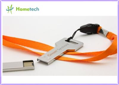 China Waterproof 1GB - 64GB Key Shaped USB Fast Aluminum USB 2.0 Memory 16GB for sale