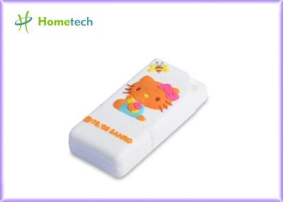 China PVC 2D Rectangle Cartoon USB Flash Drive , Pen Drive Memory Card for sale