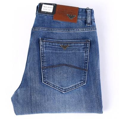 China QUICK DRY Jeans Mens Loose Overalls Straight Denim Pants Custom Jeans For Men for sale