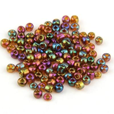 China Factory Wholesale 450g G005 2/3/4mm Colored Crystal Glass Beads Millet Beads Czech Glass Seed Bead Spacer For Jewelry Making Bracelet for sale