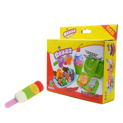 China Diy Clay Kid Toys Girl Set Soft Ice Cream Play Dough Making Set Other Pretend Play Clay Toys Girls Game for sale