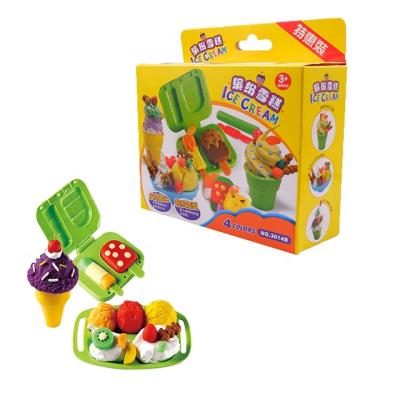 China Diy Clay Kitchen Toys Tool Plasticine Small Ice Cream Soft Toy Play Dough Tools for sale