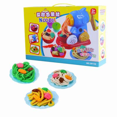 China Diy Clay Kids Soft Mud For Kids Noodles Making Machine Clay Tools Playdough Set Mud Sprinkles for sale