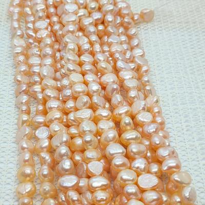 China Color 7-8mm Natural Freshwater Baroque Pearl Bead Loose Beads Can Be Used To Make Pearl Jewelry for sale