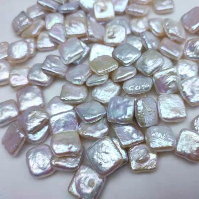 China Hot Sale 12*12mm Square Baroque Freshwater Pearl Loose Beads Beads For Pearl Jewelry Making for sale