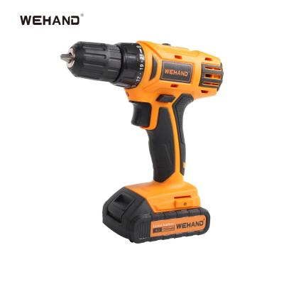 China Hot Sale Wehand Competitive Price 18v Mini Hand Performer Electric Cordless Steel Drill for sale