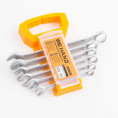 China New Product 6pcs Factory Rachet Eco-friendly Solid Hand Tools Combination Weed Wrench Set for sale