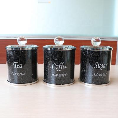 China Viable Wholesale 3 Pcs Luxury Set Bottlecoffee Tea Sets Canister Sublimation Crystals Crushed Coffee Mug With Bling Diamond for sale