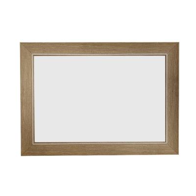 China Good quality minimalist rectangle MDF decorative wall mirror for home decor wall door living room mirror vintage wood funiture wholesale for sale