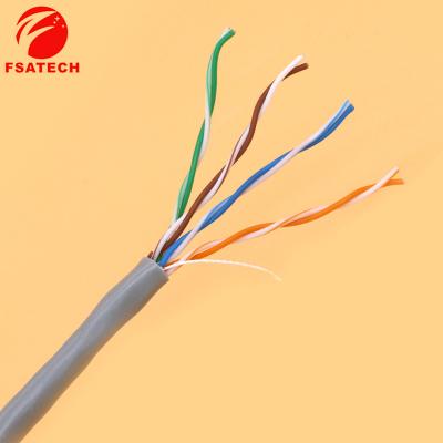 China Computer Room Wiring Home Wiring Office Wiring Fsatech Internet Network Cat 5E Cat5E 500M Hd Extender 24Awg Rj45 Cat5 4 Pair Lan Utp Wiring For Indoor Outdoor for sale