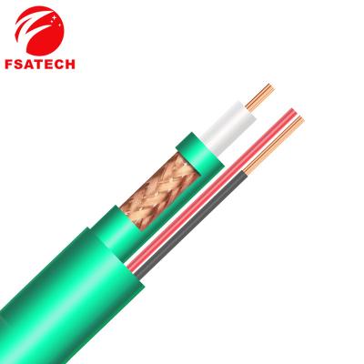 China From factory car FSATECH directly sales high quality RG59+2C siamese power cable cable for cctv system for sale