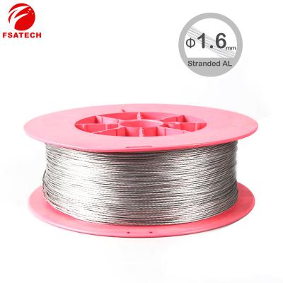 China Farmland/Railway/so on Fsatech Factory 1.6MM Electronic Safety Fence Aluminum Alloy Wire Fence Direct Stranded Wire Fencing Wire for Farmland Garden for sale