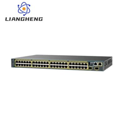 China LACP WS-C2960-48PST-S 2960 Series 48*10/100 PoE Ethernet Ports Network Switch for sale