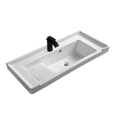 China High Grade Modern Lavabo Wall Hung Basin Double Ceramic Basin Bathroom Basin Sink for sale