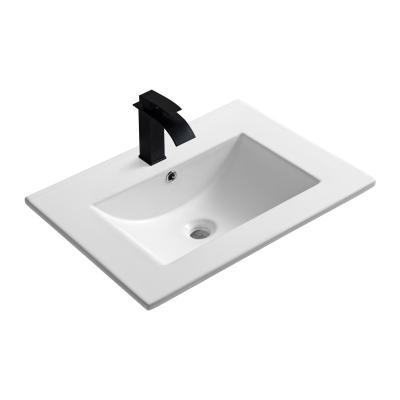 China 2022 Hot Sale Easy Clean Ceramic Wash Basin Ceramic Thin Edge For Hotel Bathroom And Washroom for sale