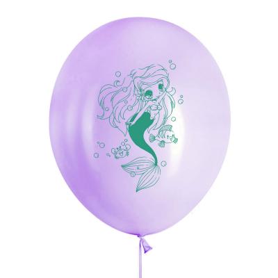 China 33 Piece Mermaid Latex Confetti AliExpress Printing Balloon Confetti Metal Balloon Party Decoration for sale