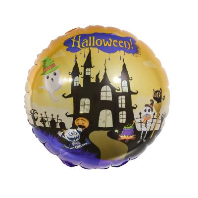 China Foil Halloween Foil Balloon Decoration Layout Wholesale Ghost Festival Ghost Pumpkin Bat Foil Balloon for sale