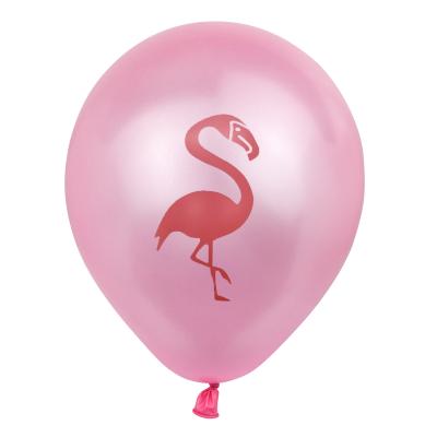 China Summer Birthday Party Supplies Hawaiian Pineapple Flamingo Turtle Leaf Latex Decorative Balloon for sale