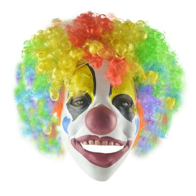 China Wholesale Latex April Fool's Halloween Carnival Dress Up Latex Clown Party Mask Clown Mask Latex for sale