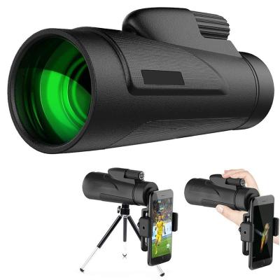 China Sports Log 12x 50 Fogproof High Power BAK4 Prism Telescope Waterproof Monocular for Adults Bird Watching Traveling for sale