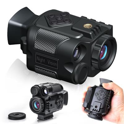 China 0-100m P4-0118 5X Digital Night Vision Monocular Mounting Hunting Outdoor Sports Combat Guided Video Disc for sale