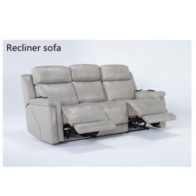 China Factory direct wholesaler modern lazy boy comfortable electric massage recliner sofa price and heat leather with contract stitching for sale