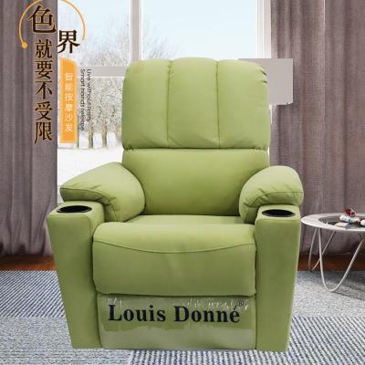 China (Size) 2021 Modern Luxury Furniture Hot Selling Velvet Fabric Single Electric Recliner Adjustable Chair For Living Room for sale