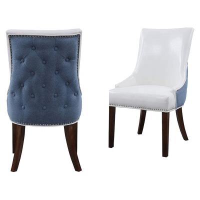 China 2021Wholesale Price Mid Century Modern Elegant Armless Velvet Fabric Luxury Upholstered Wood Dining Chair For Dining Room for sale