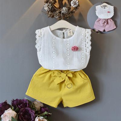 China New Arrival Summer Casual Kids Clothes Fashion Girls Summer Clothing Set for sale