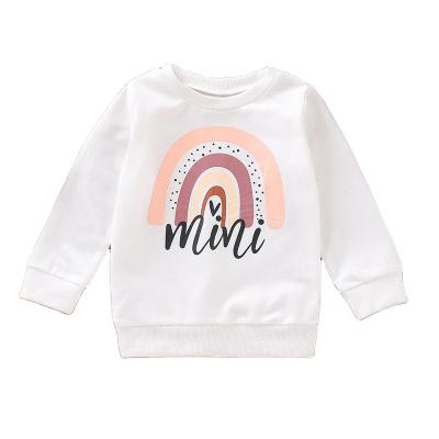 China Plus Size Can Be Fashion Customized Warm Round Neck Long Printed Spring Cute Children Long Sleeve Sweater for sale