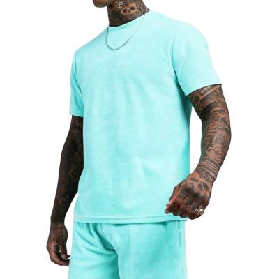 China Mens Breathable Tracksuit Summer Shorts Set 2021 Custom Made Blue Short Tracksuit Set Fashion Sweatsuit For Men for sale